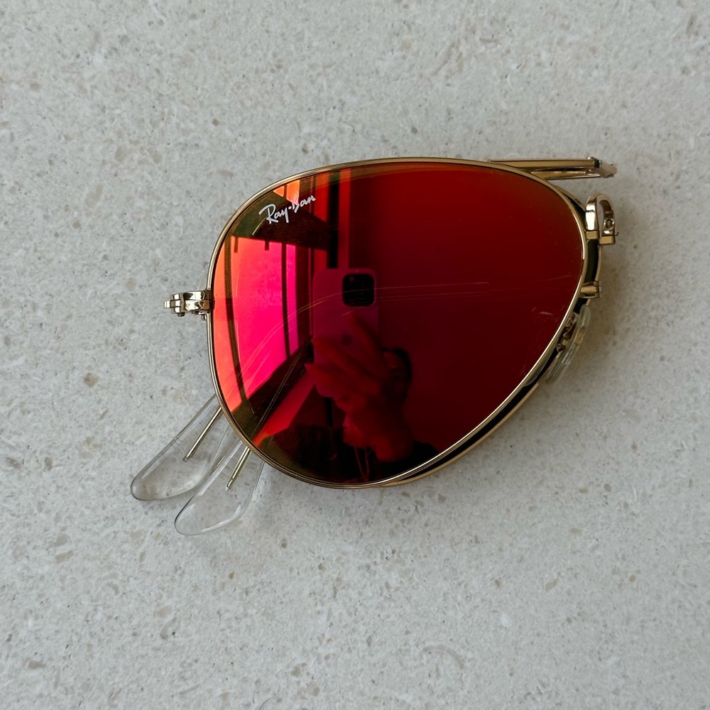 Great Condition Collapsable Ray Bans - image 2